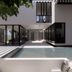 Architecture Private Residence R Mx Pool Visualisation